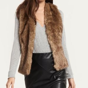 Dynamite faux fur vest.